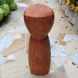 Nadelholz mit Schellackpolitur, seidenmatt