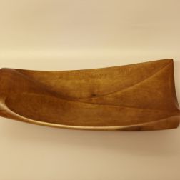 Ahornholz, wolkige, getönte Schellackpolitur