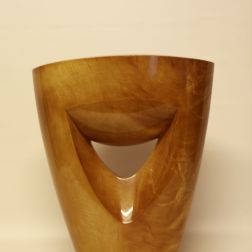 Ahornholz mit sehr feiner Schellackpolitur