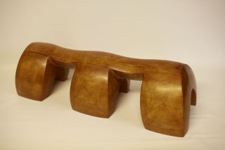 Ahornholz mit seidenmatter Schellackpolitur